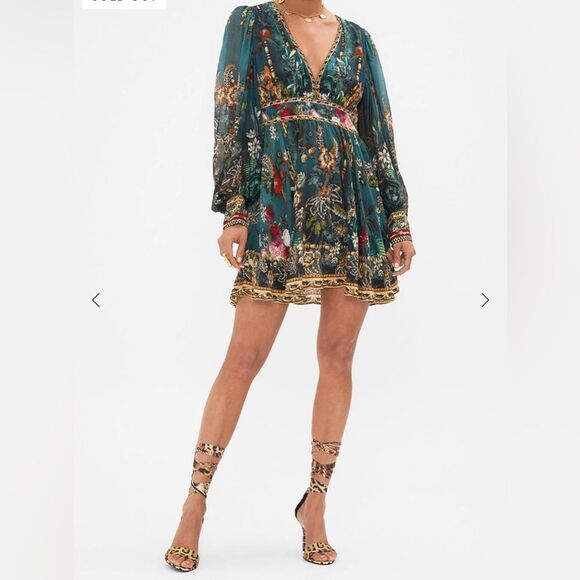 1 NWT 800.00 CAMILLA Short Dress With Blouson Sleeve
Verdis World XS - Picture 3 of 7